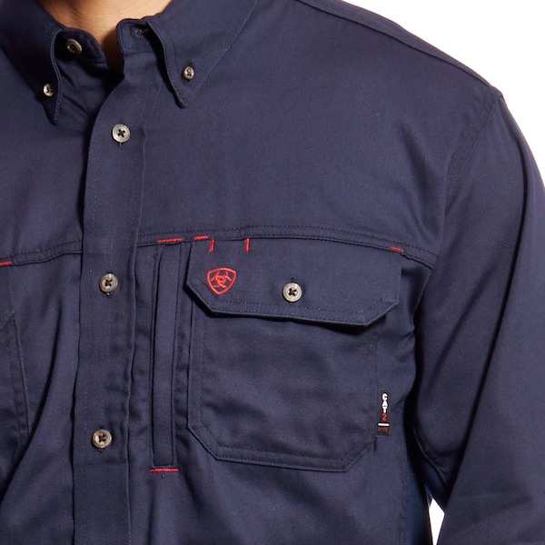 Ariat Men's Flame-Resistant Shirt, 8.9 cal/sq cm, XLT, Cotton - 10019062