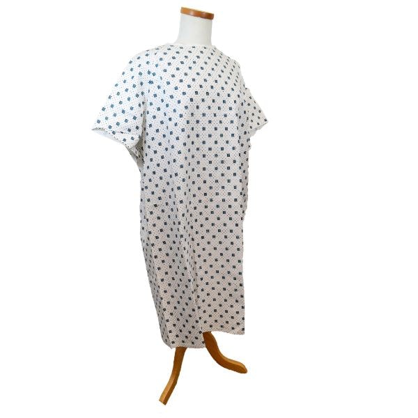 R & R Textile Patient Gown, Cotton Blend Twill, PK12 - WWX15130