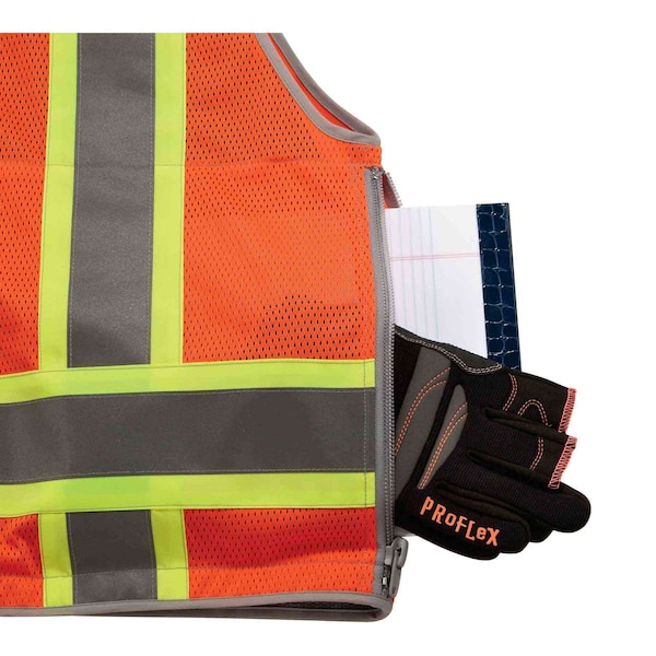Ergodyne Orange Type R Class 2 Heavy-Duty Surveyo - 8254HDZ