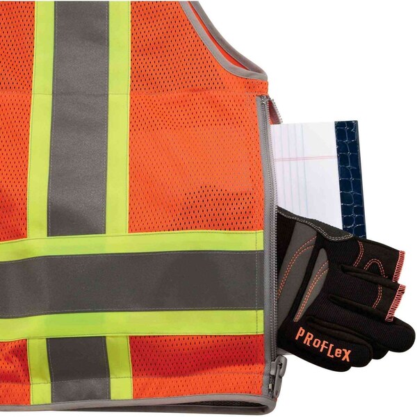 Ergodyne Orange Type R Class 2 Heavy-Duty Surveyo - 8254HDZ