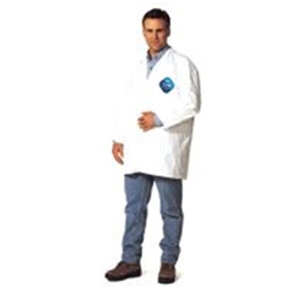 Dupont Dupont 251-TY211S-2XL Tyvek Lab Coats No Pockets Knee Length; 2 Extra Large; Tyvek Frock - 251-TY211S-2XL