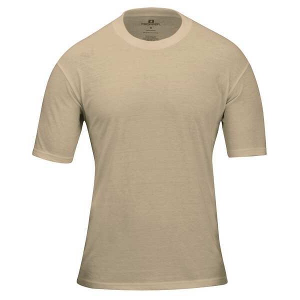 Propper Men's 3 Pack T-Shirt, 60% Cotton/40% Polyester, Pullover Closure, 0 Pocket(s), Tan - F53060U248XL