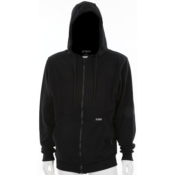 Mcr Safety FR, FR Zip Hooded Sweatshirt Black M - SS1BKM