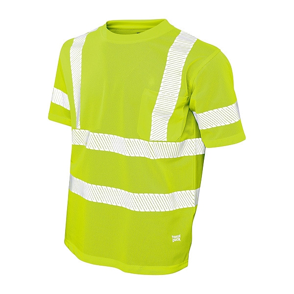 Tough Duck Men's T-Shirt, Polyester, Pullover Closure, 1 Pocket(s), Green - ST071