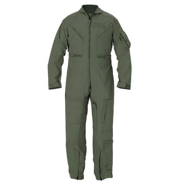 Propper Flight Suit, Nomex(R), 4.5 oz Fabric Weight, 32 3/4 in Inseam, Freedom Green, 44 Long - F51154638844L