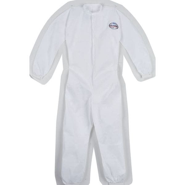 Kleenguard Disposable Coveralls, Collared, XL, KleenGuard(TM) A30, Zipper, Elastic Cuff, Elastic Ankle, 25 PK - 46104