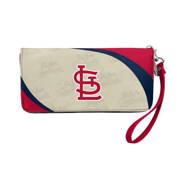 Little Earth MLB Curve Zip Organizer Wallet - St. Louis Cardinals - 600902-STLO