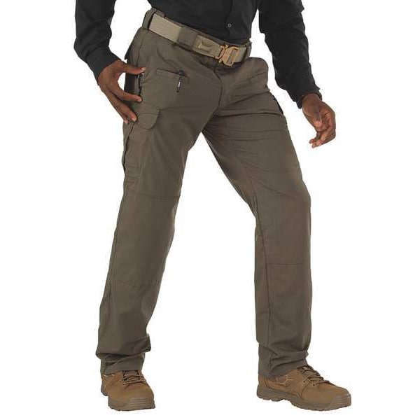 5.11 Men's Tactical Pants, XL, Tundra, 41% Flex-Tac(TM)/24% Polyester/35% Cotton, Flex-Tac(TM) Ripstop - 74369