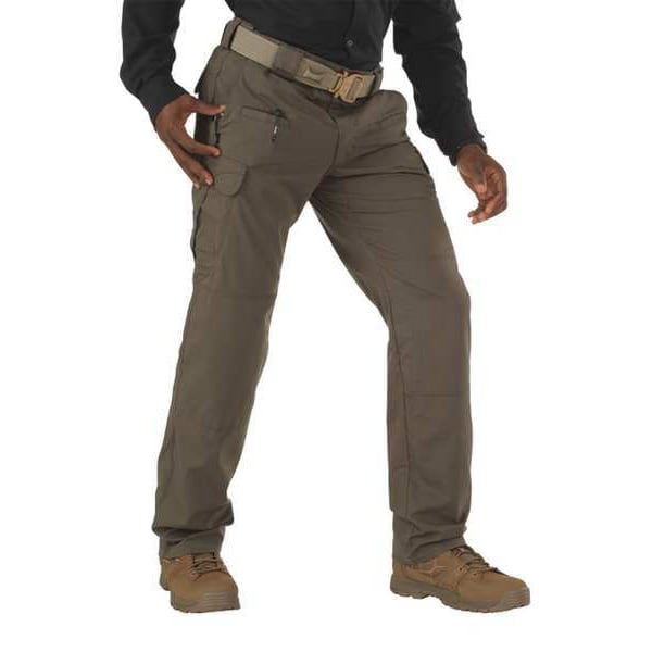 5.11 Men's Tactical Pants, XL, Tundra, 41% Flex-Tac(TM)/24% Polyester/35% Cotton, Flex-Tac(TM) Ripstop - 74369