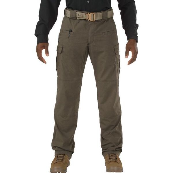 5.11 Men's Tactical Pants, XL, Tundra, 41% Flex-Tac(TM)/24% Polyester/35% Cotton, Flex-Tac(TM) Ripstop - 74369