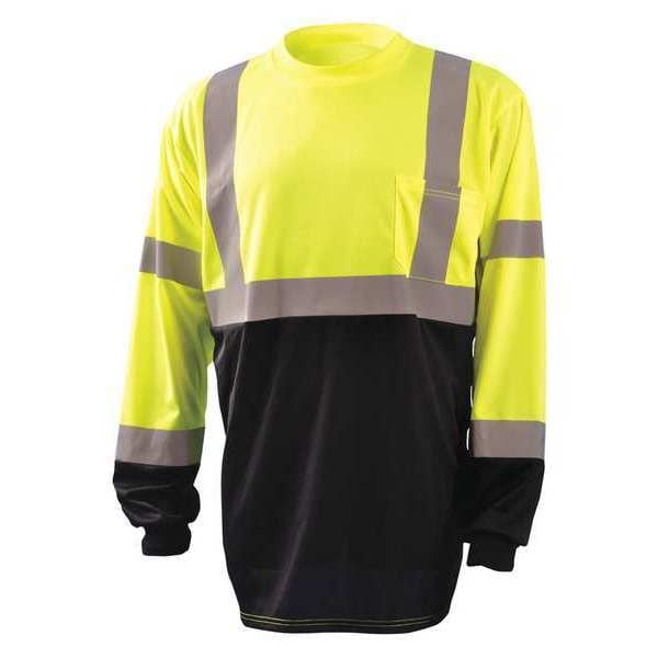 Occunomix 3XL 60 in. Chest T-Shirt, Hi-Vis Yellow - LUX-LSETPBK-Y3X