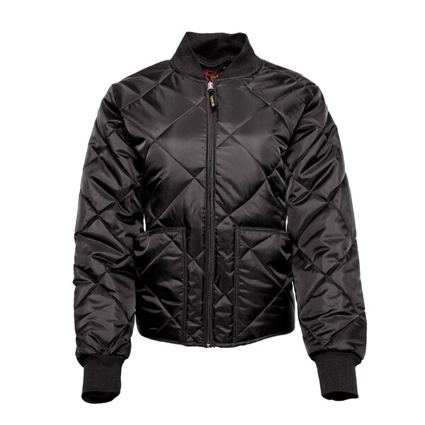 Game Workwear The Bravest Diamond Quilt Jacket Womens, Black, Size Medium - 1221-JW