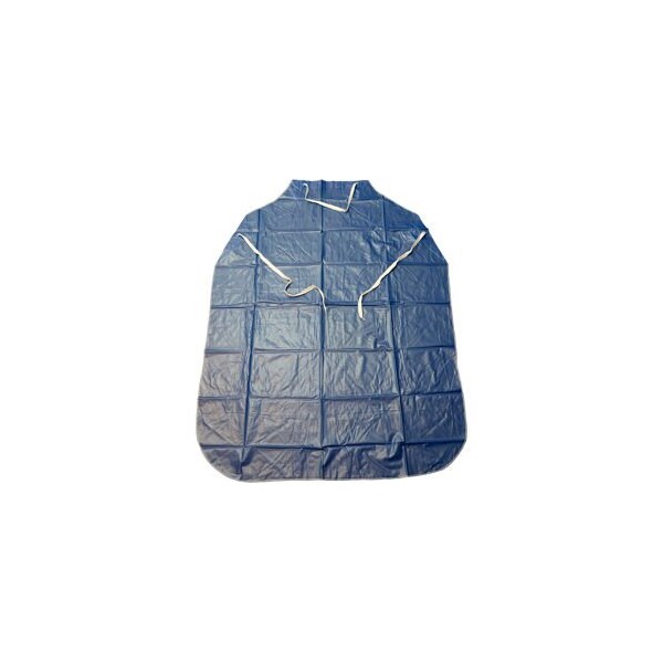 Pip 6 Mil Sewn Edge Vinyl Apron - Blue, 35" x 48" - UHB-48
