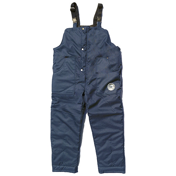 Polar Plus 92001 Bib Overalls, Nylon, 10 oz Fabric Weight, 32 in Inseam, Navy, 2XL - 92001-RXL2B