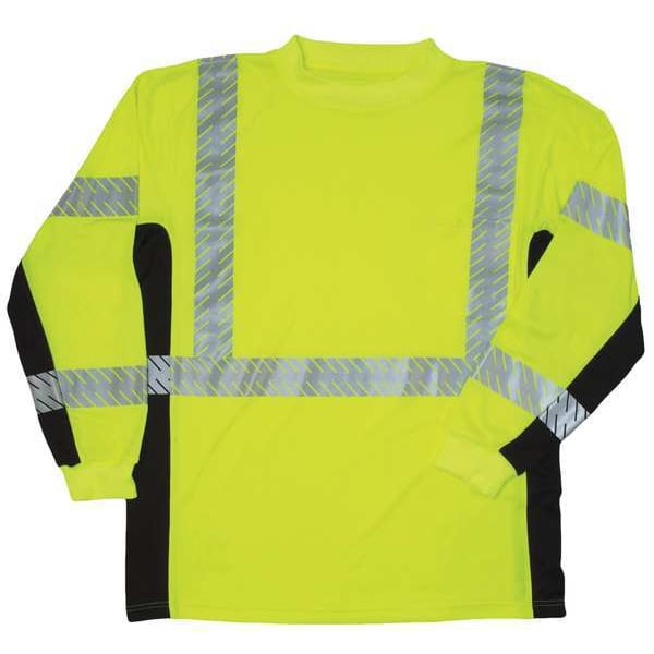 Kishigo Unisex T-Shirt, Polyester, Green - 9134-L