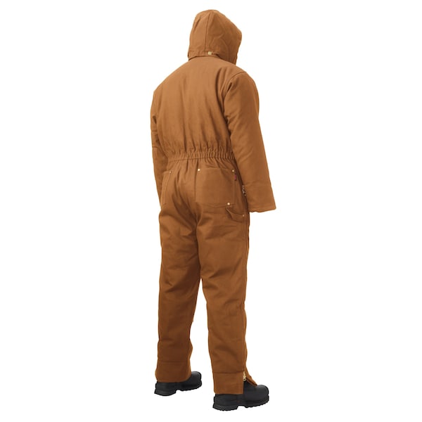 Tough Duck Insulated Duck Coverall, WC011-BROWN-XL - WC011