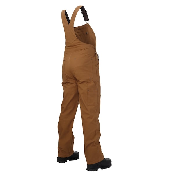 Tough Duck Unlined Bib Overall, I19811-BRN-L - I19811