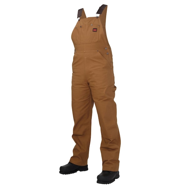 Tough Duck Unlined Bib Overall, I19811-BRN-L - I19811