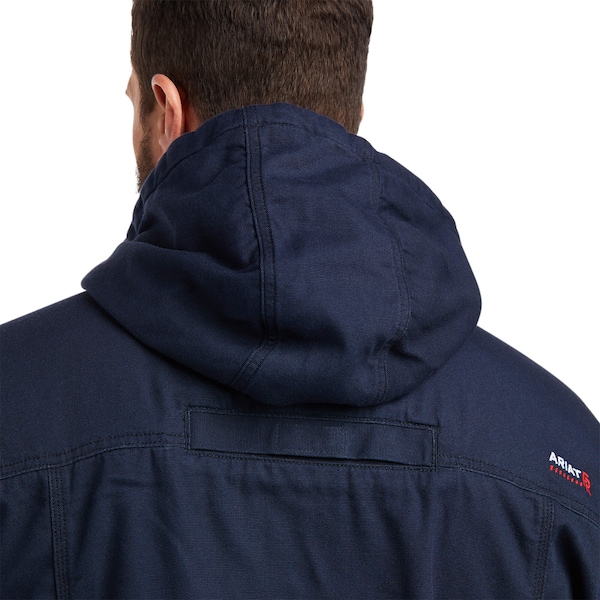 Ariat FR Stretch Canvas Jacket, 44 cal/sq cm, S, 9.5 oz Zipper Closure - 10037640