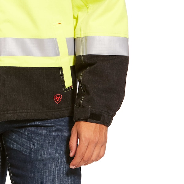 Ariat FR Insulated Waterproof Hi-Vis Jacket, 52 cal/sq cm, 3XL, 8 oz Zipper Closure - 10024022