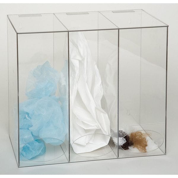 Condor All Purpose Dispenser, PETG, clear, 15-3/4 x 14 x 9-1/4" - 3UZG7