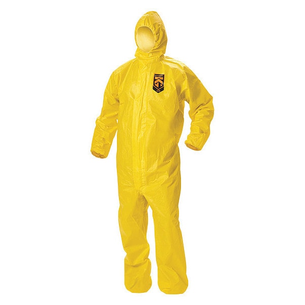 Kleenguard Disposable Coverall, Hooded, 2XL, KleenGuard(TM) A70, Zipper, Elastic Cuff, Elastic Ankle, 12 PK - 09815