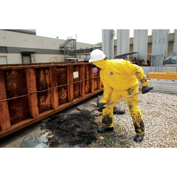 Kleenguard Disposable Coverall, Hooded, 2XL, KleenGuard(TM) A70, Zipper, Elastic Cuff, Elastic Ankle, 12 PK - 09815