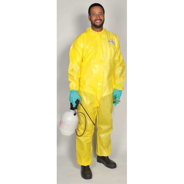 Kleenguard Disposable Coverall, Hooded, 2XL, KleenGuard(TM) A70, Zipper, Elastic Cuff, Elastic Ankle, 12 PK - 09815