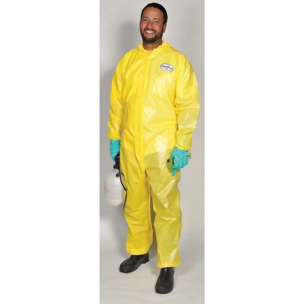 Kleenguard Disposable Coverall, Hooded, 2XL, KleenGuard(TM) A70, Zipper, Elastic Cuff, Elastic Ankle, 12 PK - 09815