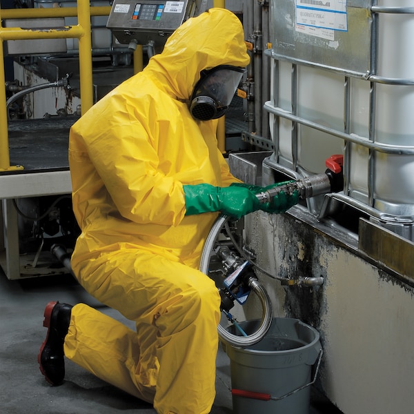 Kleenguard Disposable Coverall, Hooded, 2XL, KleenGuard(TM) A70, Zipper, Elastic Cuff, Elastic Ankle, 12 PK - 09815