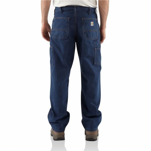 Carhartt Men's Flame Resistant Pants, 16 cal/sq cm, 36 x 32" 11.75 oz 100% Cotton - FRB13-DNM 36 32