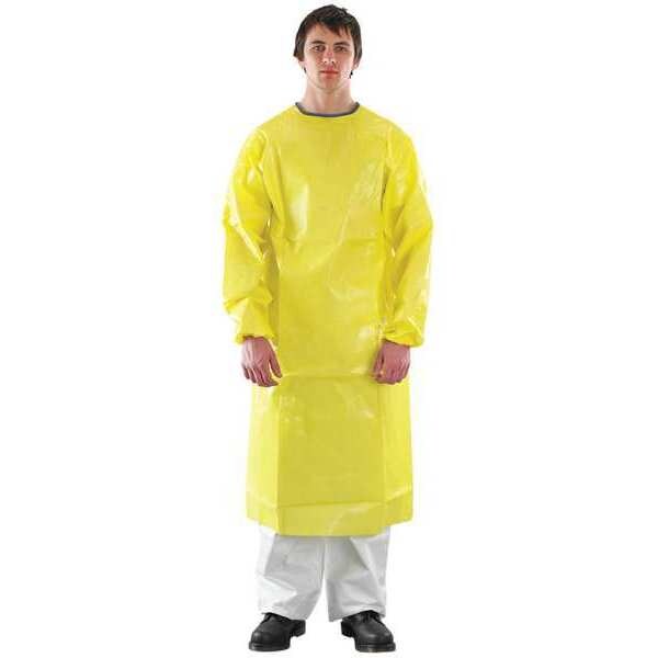 Ansell Isolation Gown, Yellow, 3XL, PK40 - 683000