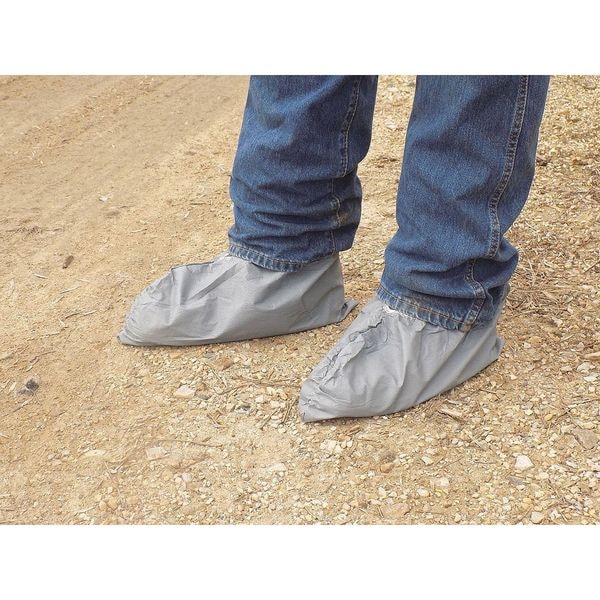 Agri Pro Enterprises Disposable Shoe Covers, Polypropylene, Gray, Slip Resistant Sole: Yes , XL - 358120
