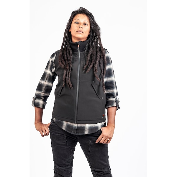 Dovetail Workwear Mfon Work Vest - Black XL - DWF19OW4-001-XL