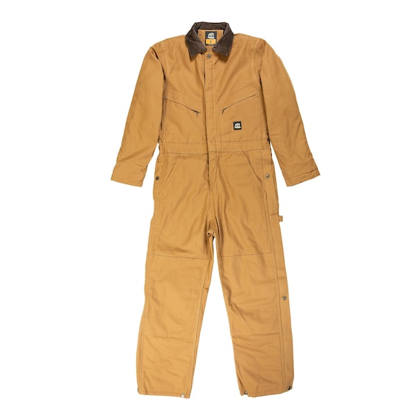 Berne Coverall, Deluxe, Insulated, Large Short, Black, Size LS - I417