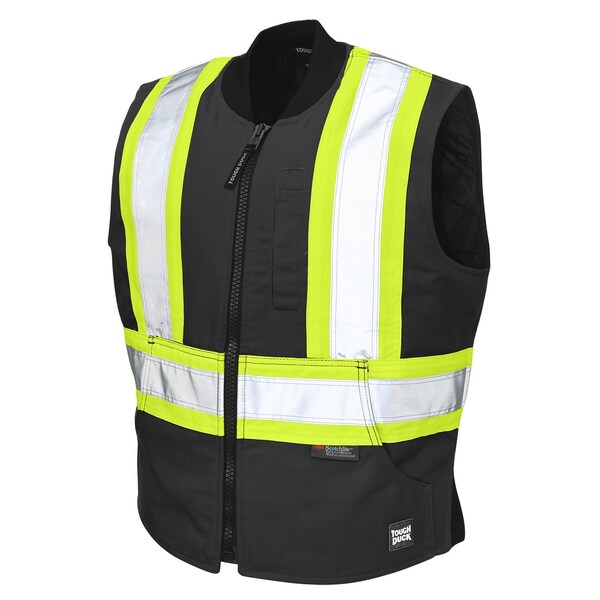 Tough Duck Safety Vest M Class 1 , Zipper 5 Pockets - SV061