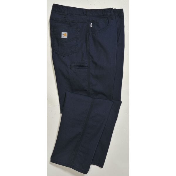 Carhartt Men's Flame Resistant Pants, 12 cal/sq cm, 38 x 32" 8.5 oz 12% Nylon, 88% Cotton - FRB159-DNY 38 32