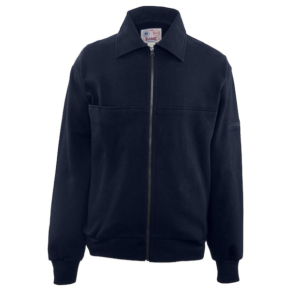 Game Workwear The Firefighters' Full-Zip Jobshirt, Navy, Size Small - 8075