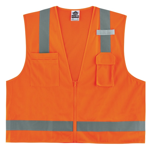 Ergodyne S Orange Economy Surveyors Vest Class 2 - Single Size - 8249Z-S