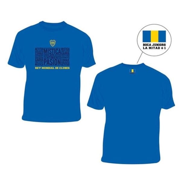 Boca Juniors Boca Juniors CABJTLBL Mistica Blue L T-Shirt - CABJTLBL