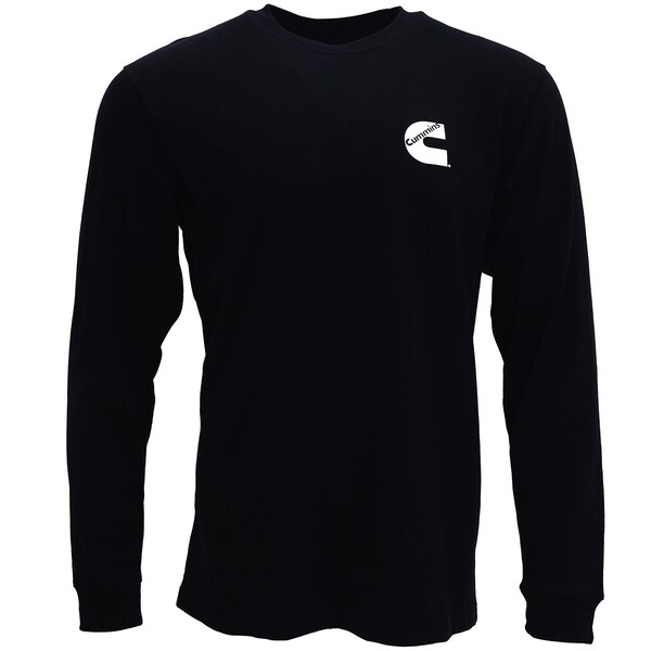 Cummins Long Sleeve Tee Mens Black 4X - CMN4781