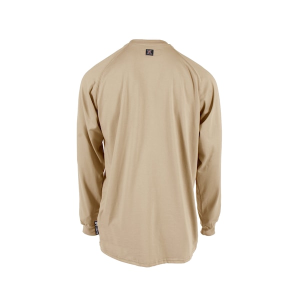 Neese Workwear 6 oz Cotton FR Henley Shirt-KH-M - VI6HSKH-M