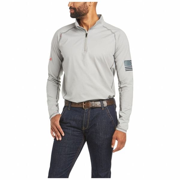 Ariat Men's FRCombat Stretch Patriot Work Shirt, 8.3 cal/sq cm, 2XLT, Ultrasoft - 10035420