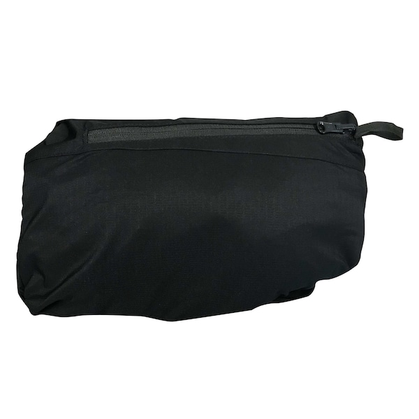 Dewalt Hi-Vis Rain Jacket, Ripstop Polyester, Class 1 Type O, Black, XL - DRW11-1ZGR-XL