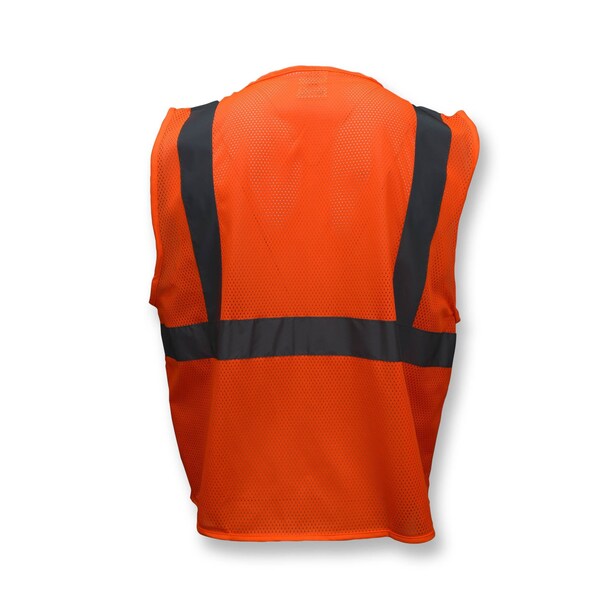 Radians Radians SV2Z Economy Type R Class 2 Mesh Safety Vest with Zipper - SV2ZOMXL