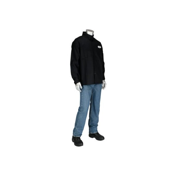 Pip Ironcat 9oz 30in Sateen Cotton Jacket, Black, L - 7050B/L