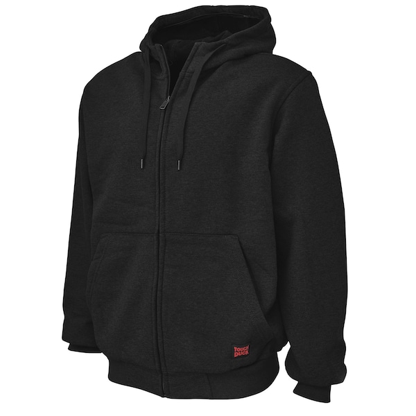 Tough Duck Zip Hoodie, WJ211-BLACK-XL - WJ211