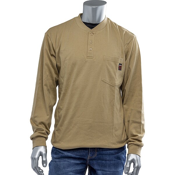Pip Men's Flame-Resistant Shirt, 10.6 cal/sq cm, XL, Aramid - 385-FRHN-(TN)-XL
