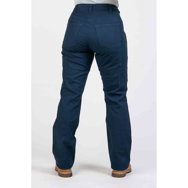 Dovetail Workwear Women's Work Pant, 18, Uniform Navy, 97% BCI cotton / 3% spandex - DWS20P4C-410-18X32