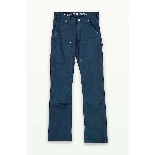 Dovetail Workwear Women's Work Pant, 18, Uniform Navy, 97% BCI cotton / 3% spandex - DWS20P4C-410-18X32